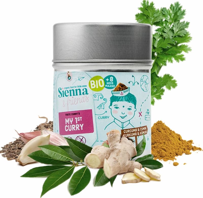 Sienna ECO Primele mele condimente Curry, 8 luni+