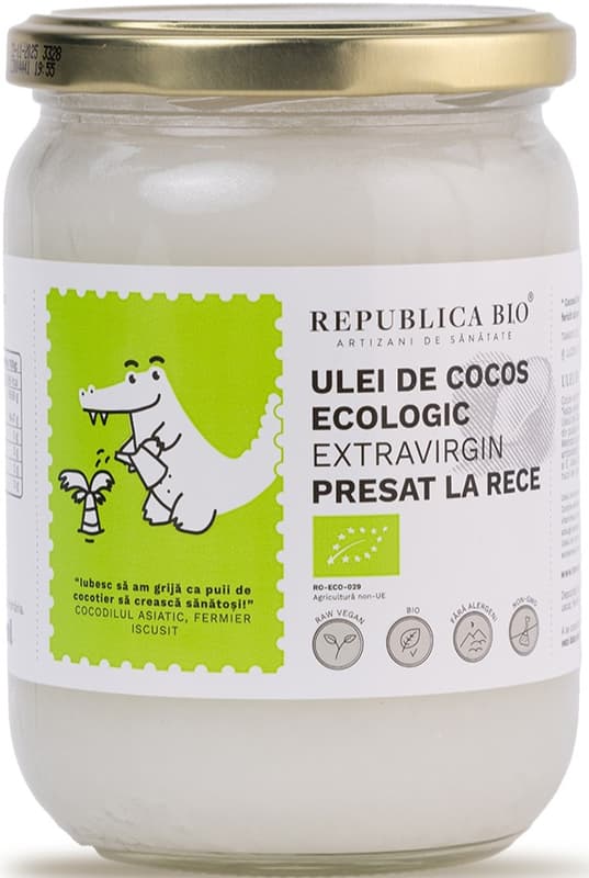 Republica Bio ECO Ulei de cocos extravirgin presat la rece