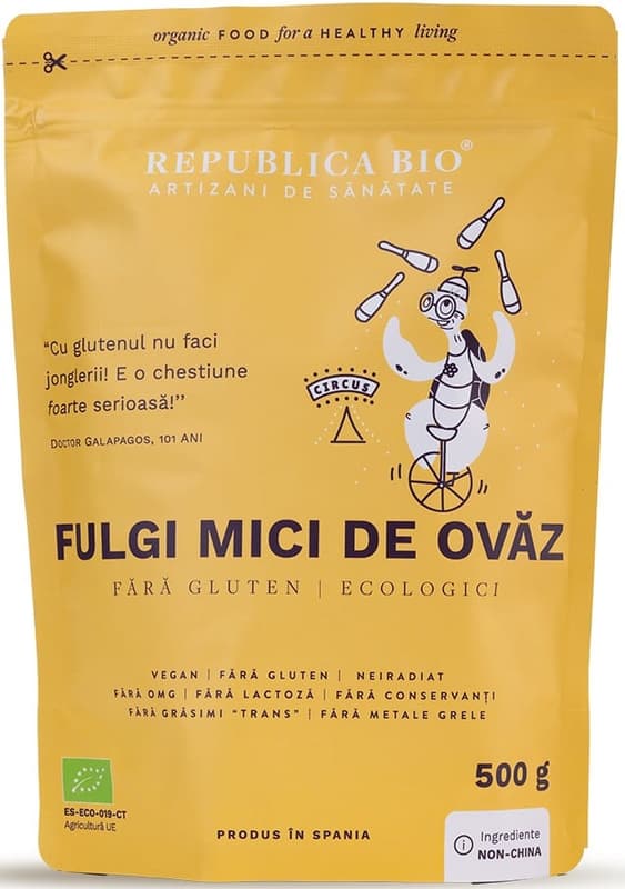 Republica Bio ECO Fulgi mici de ovaz fara gluten