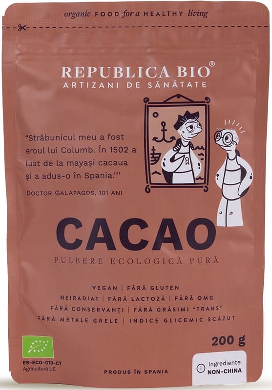 Republica BIO Cacao, pure organic powder