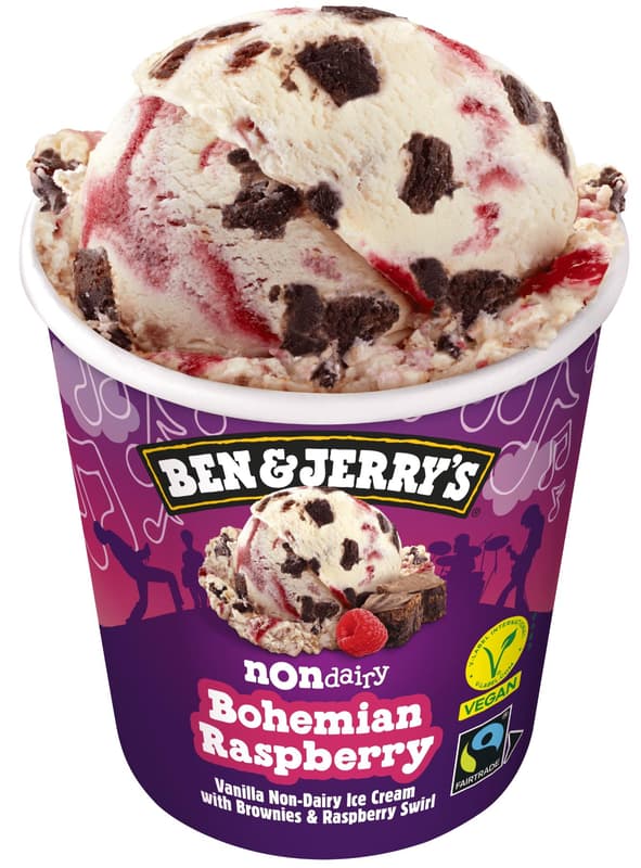 Ben & Jerry's Bohemian Raspberry Inghetata cu zmeura si negresa