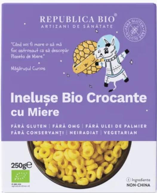 Republica Bio ECO Ineluse crocante cu miere fara gluten