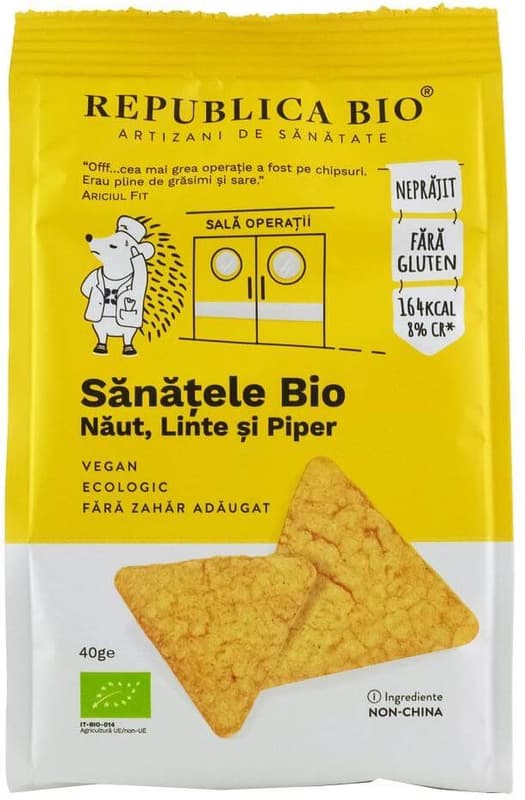 Republica Bio ECO Sanatele cu naut, linte si piper fara gluten