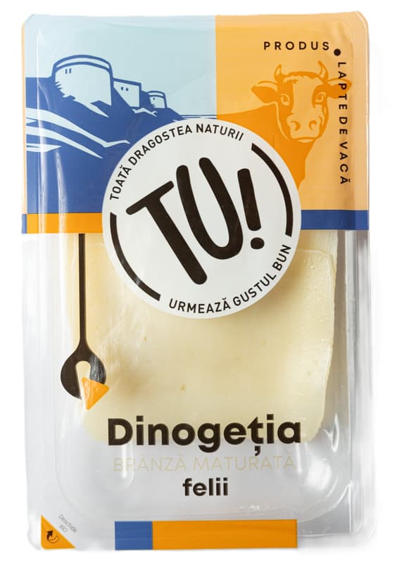 TU! Branza Dinogetia maturata 45 zile felii