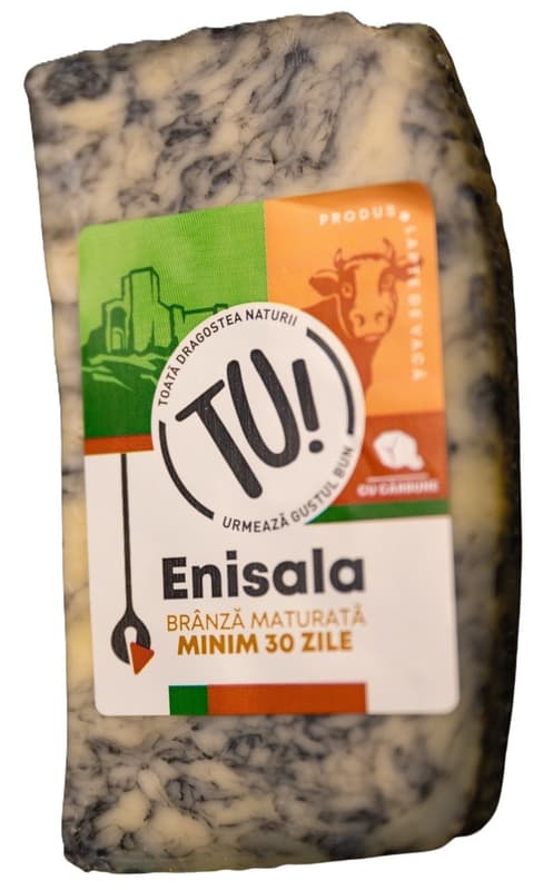Tu! Branza Enisala cu carbune maturata 30 zile