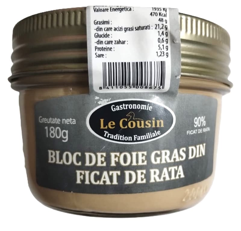Le Cousin Bloc de foie gras la borcan