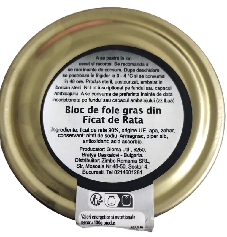 Le Cousin Bloc de foie gras la borcan