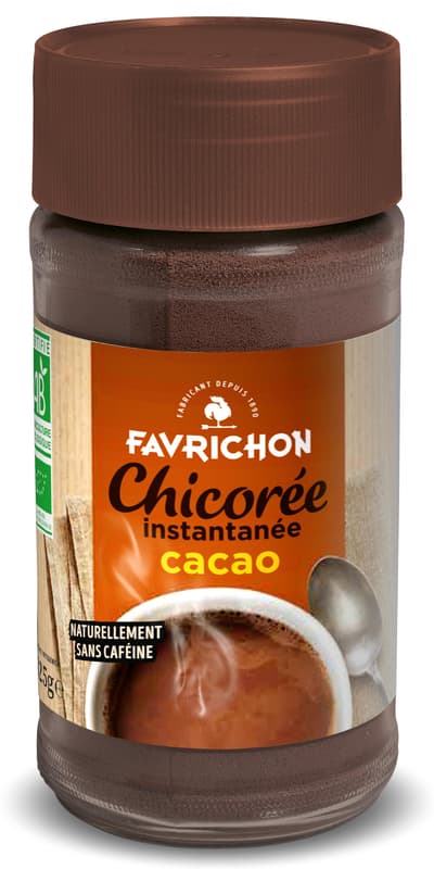 Favrichon ECO Chicory Bautura instant din cicoare cu cacao