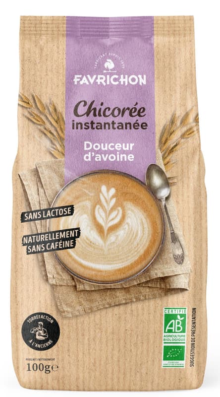 Favrichon ECO Instant Chicory Bautura instant din cioare si ovaz