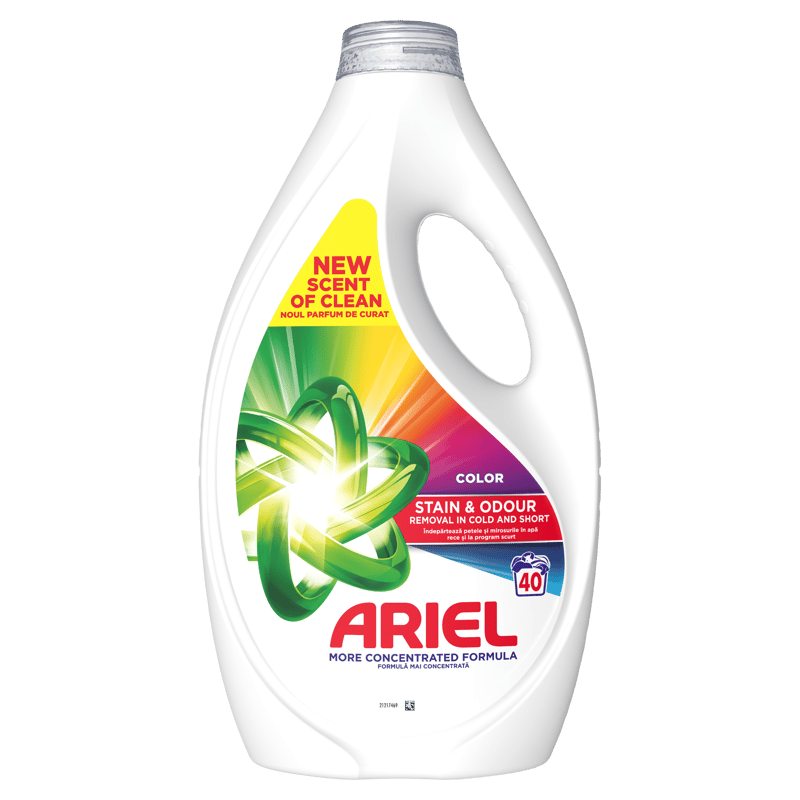 Ariel Detergent lichid pentru rufe colorate, 40 spalari
