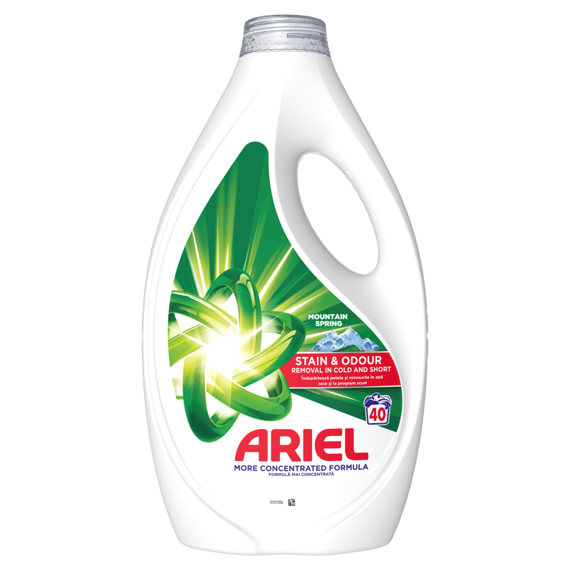 Ariel Mountain Spring Detergent lichid pentru rufe, 40 spalari