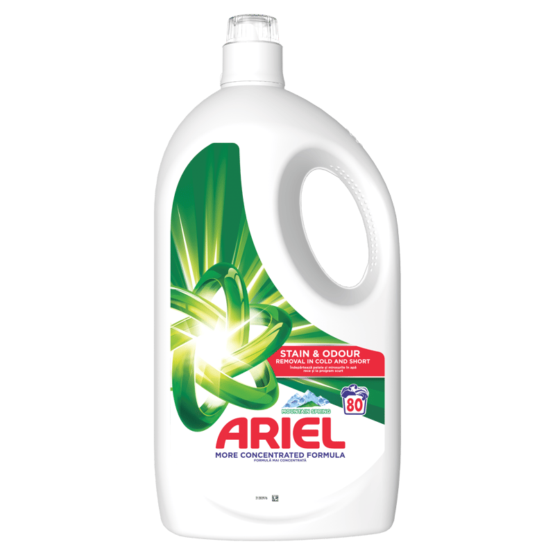 Ariel Mountain Spring Detergent lichid pentru rufe, 80 spalari