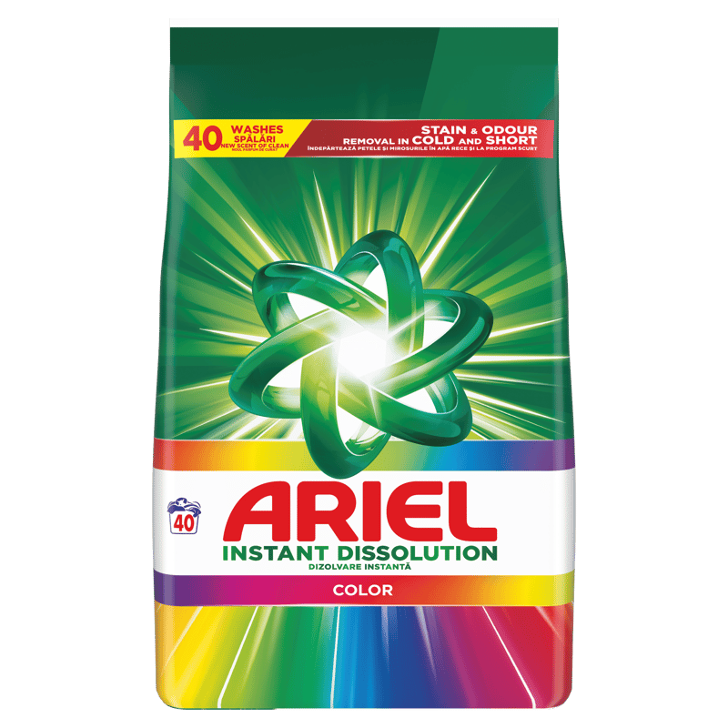 Ariel Coloured Laundry Powder Detergent, 40 washes