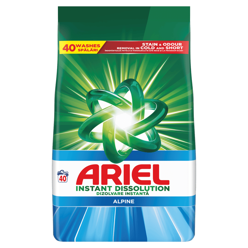 Ariel Alpine Detergent pudra pentru rufe, 40 spalari