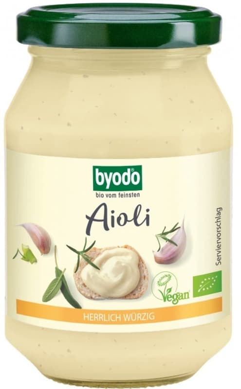 Byodo ECO Aioli maioneza cu usturoi vegan, fara gluten