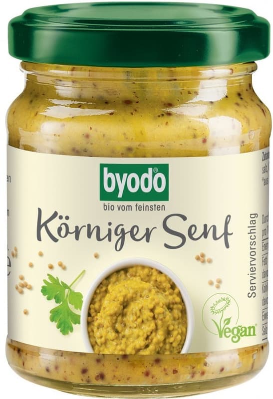 Byodo ECO Mustar mediu cu boabe de mustar fara gluten