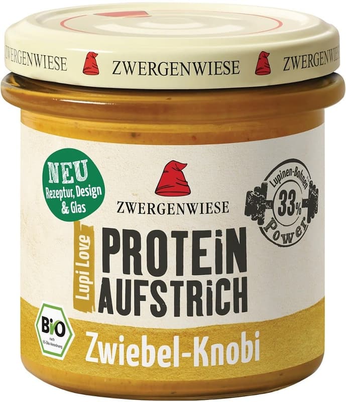 Zwergenwiese ECO Crema tartinabila proteica cu lupin, ceapa si usturoi