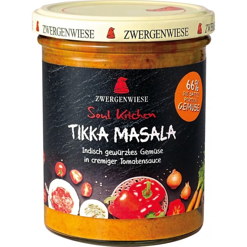 Zwergenwiese ECO Sos Tikka Masala, fara gluten