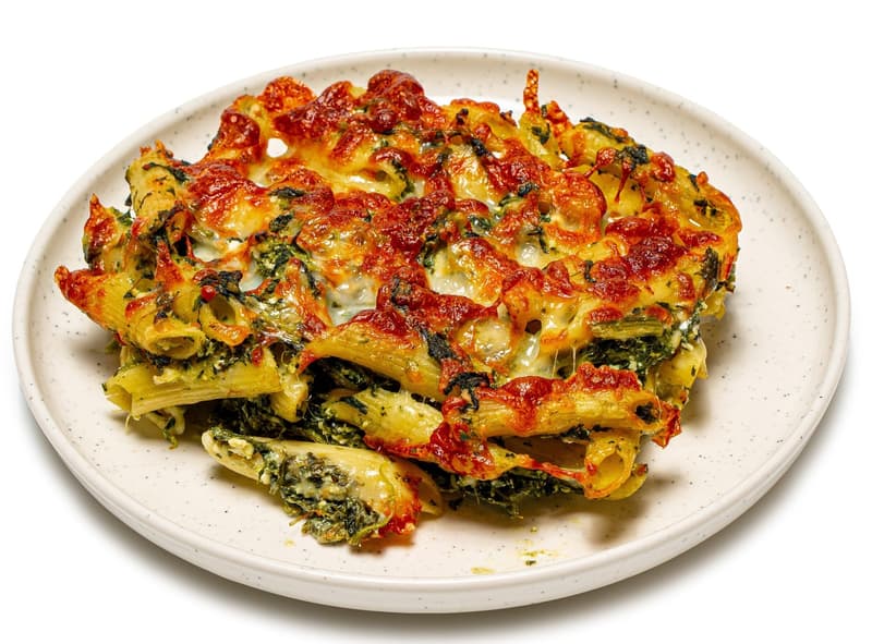 FRUFRU Penne cu ricotta si spanac