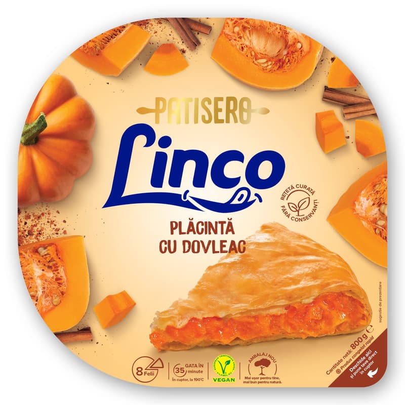 Linco Patisero Placinta la tava cu dovleac