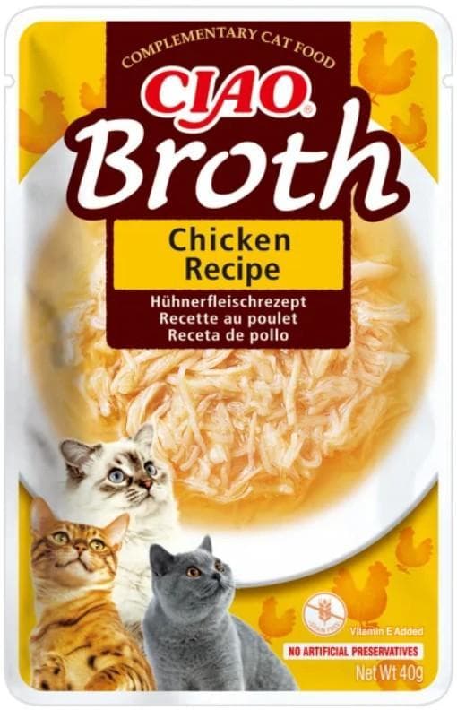 Inaba Hrana umeda pentru pisici, broth pui