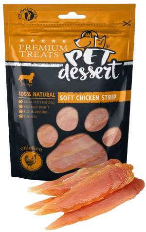 Pet's Dessert Soft Chicken Strip Recompense pentru caini