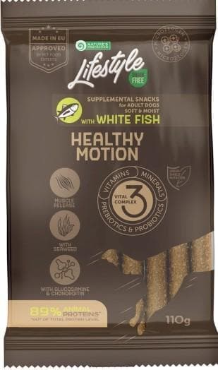 Nature's Protection Lifestyle GF Healthy Motion Dog Rewards, White Fish