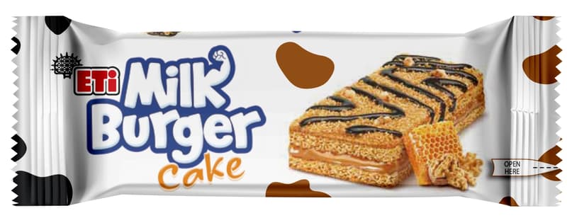 Milk Burger Prajitura cu miere cu crema de lapte si nuci