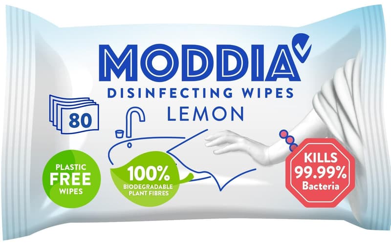 Moddia Servetele dezinfectante, lamaie