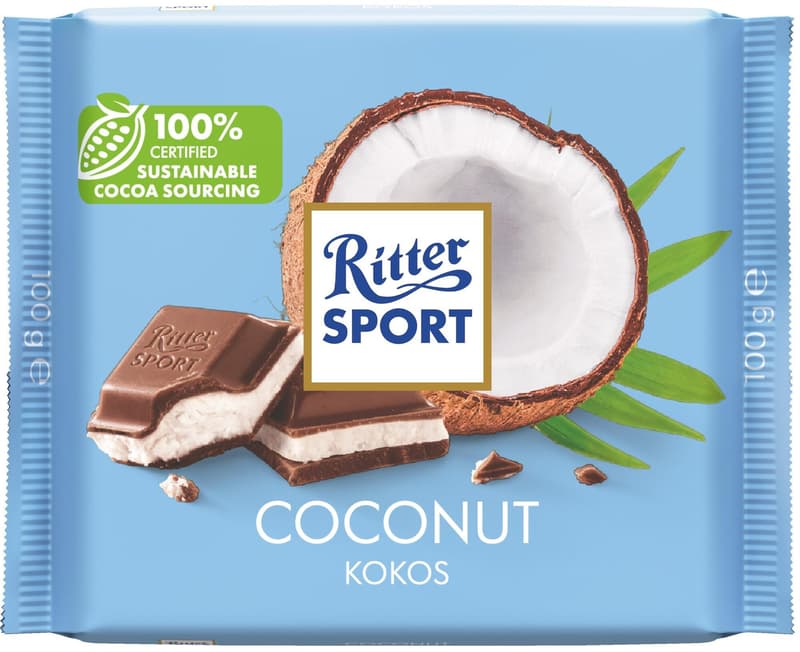 Ritter Sport Ciocolata cu cocos