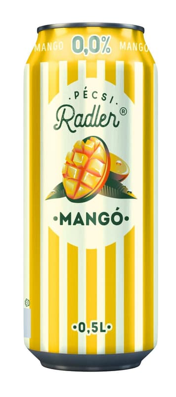 Pecsi Radler Mango Bere fara alcool