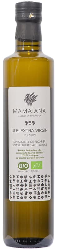 Mamaiana ECO Ulei de floarea soarelui extra virgin presat la rece