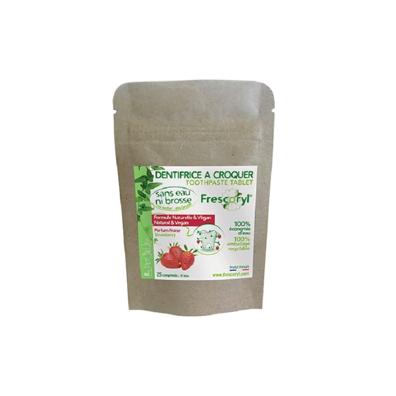 FRESCORYL PASTA DINTI CAPSUNI 25 TABLETE
