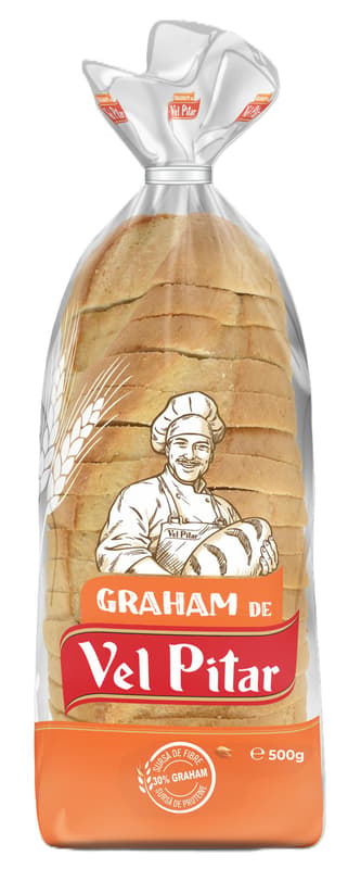 Vel Pitar Sliced graham bread