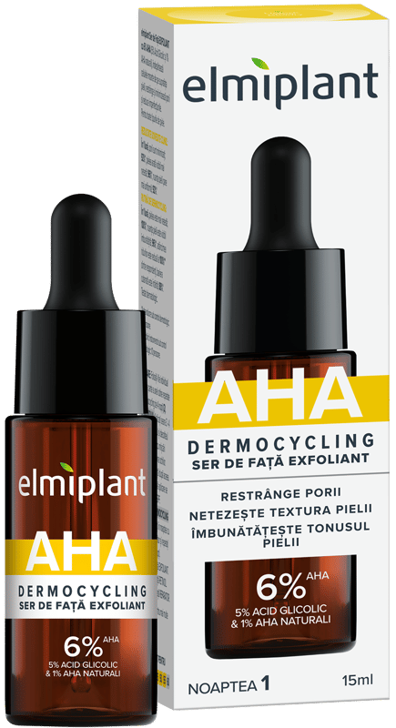 Elmiplant Dermocycling Ser pentru fata exfoliant cu 6% AHA