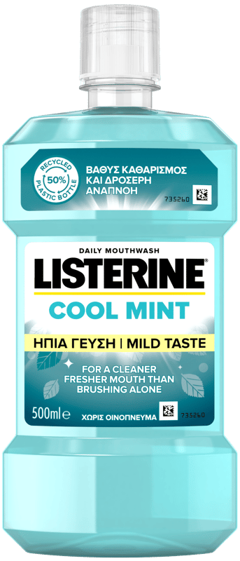 Listerine Coolmint Apa de gura cu gust mai putin intens
