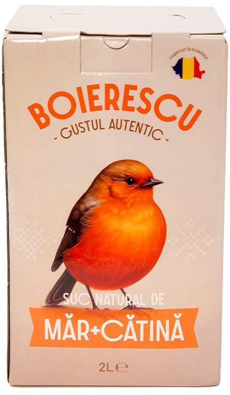 Boierescu Suc natural de mere cu catina