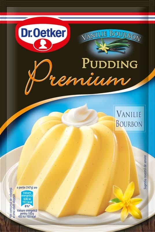 Dr.Oetker Premium Praf pentru budinca vanilie bourbon