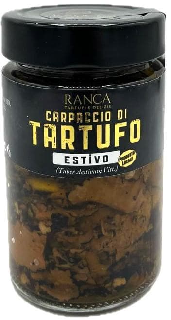 Ranca Tartufi e Delizie Carpaccio de trufe negre de vara in ulei