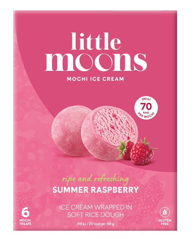 Little Moons Inghetata mochi cu zmeura