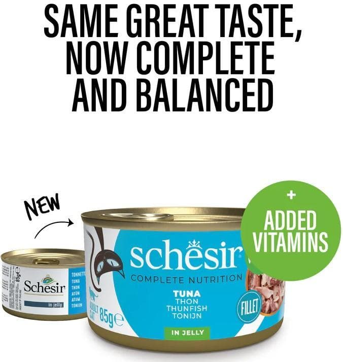 Schesir Wet cat food with tuna in jelly