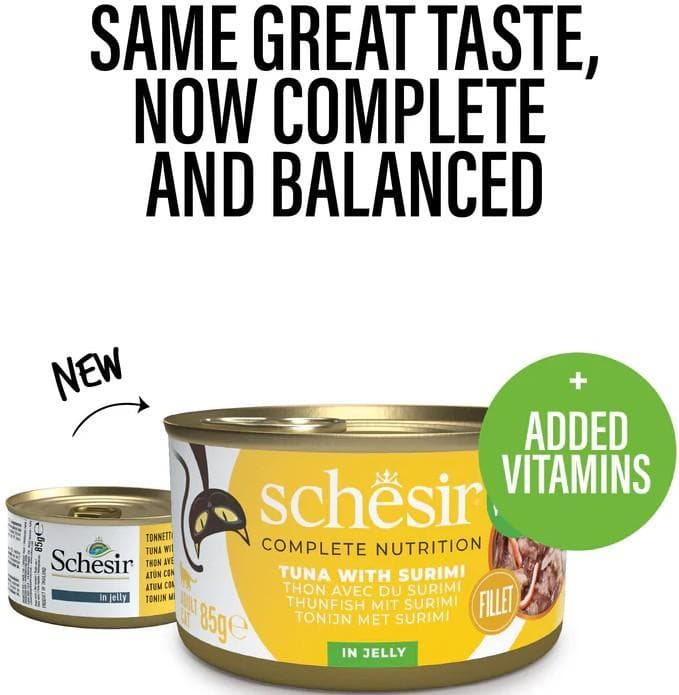 Schesir Wet cat food with tuna and sour in jelly