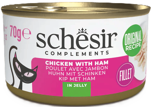 Schesir Wet cat food with chicken and ham in jelly 70 g