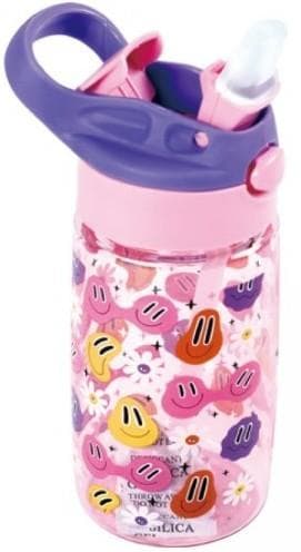 Keyroad Recipient scolar pentru lichide, 450ml, roz