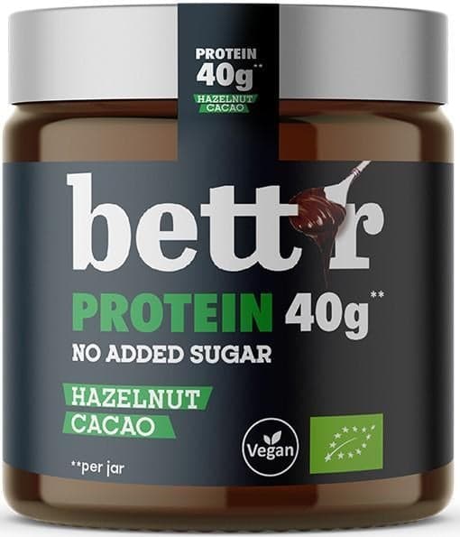 Bettr Hazelnut and cocoa protein spread with no added sugar