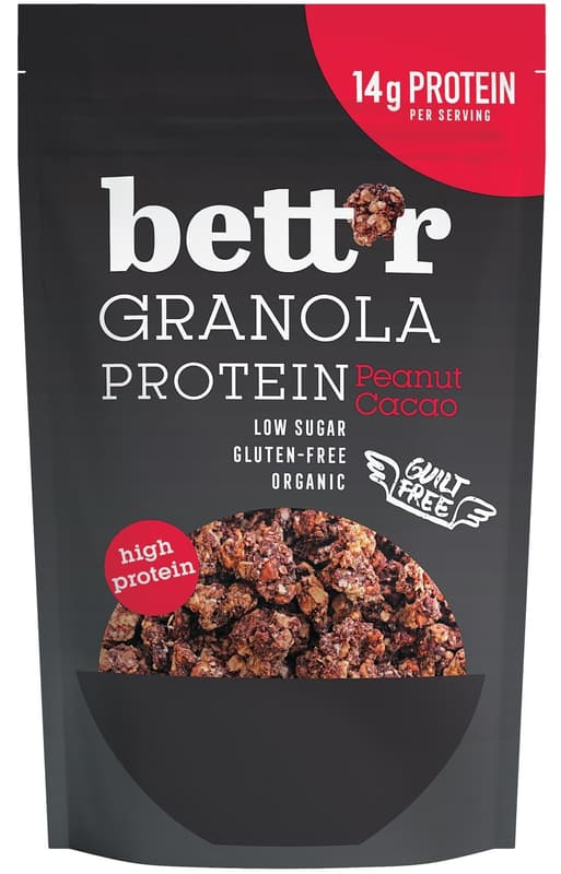Bettr Peanut and cacao protein granola