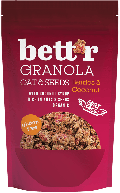 Bettr ECO Granola cu cirese si cocos