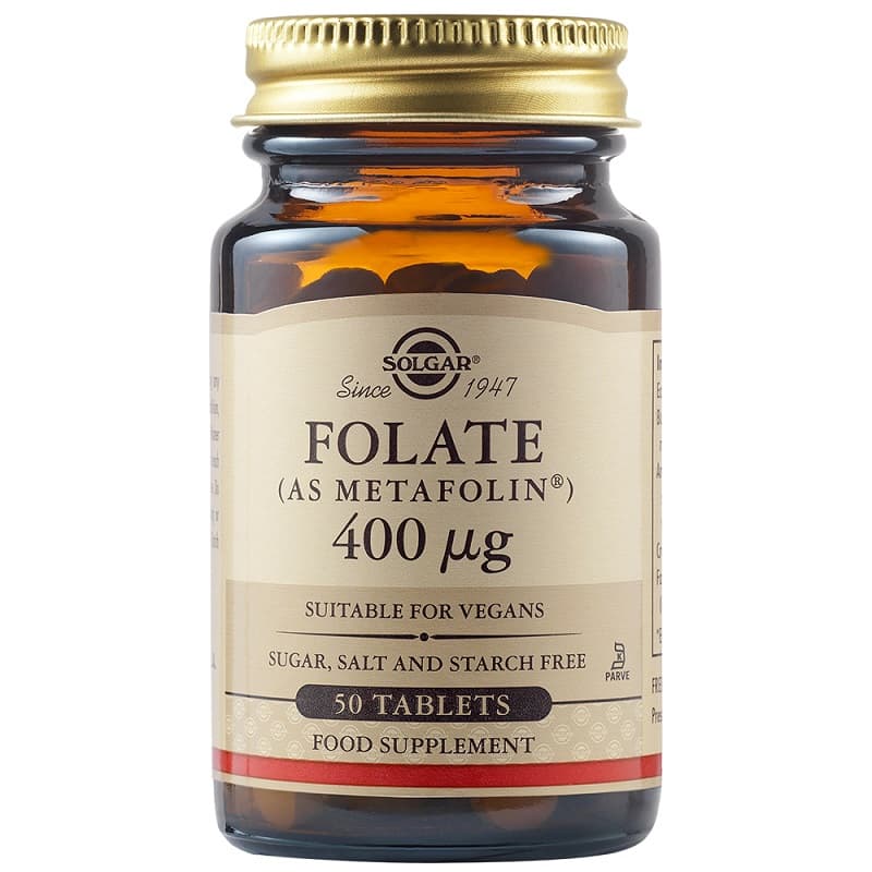 SOLGAR FOLATE 400 MCG 50 TABLETE