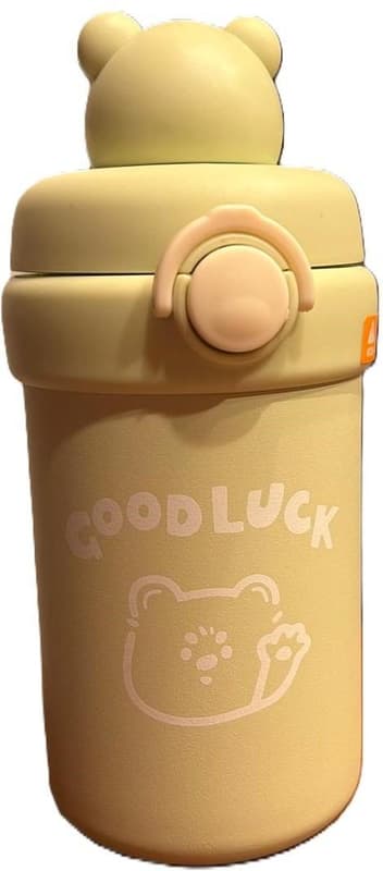 Bear Good Luck Sticla dubla din otel inoxidabil
