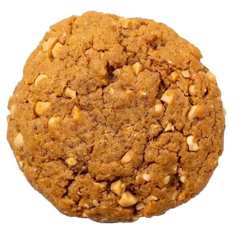 Hookie Cookie Nut Royal Biscuit cu halva, unt de arahide si miso